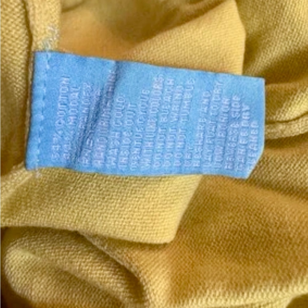 J. McLaughlin Jamey Yellow Sweater Sm Long Sleeve Pullover Crewneck Button Cuff - Picture 7 of 8